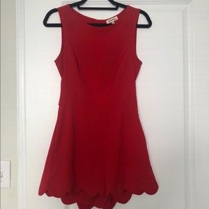Red romper